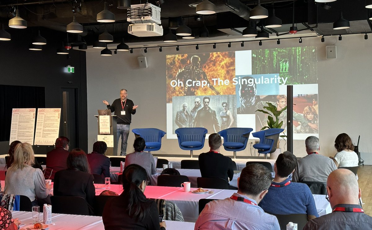 #ENCC23 Toronto takeaway - Chris Carter of <a href="/candela_strat/">candelastrategies</a>  emphasizes how important it is to have a full digital strategy in place before pivoting quickly to AI and how important a multi-channel approach can be (85% of U.S. has a smartphone).