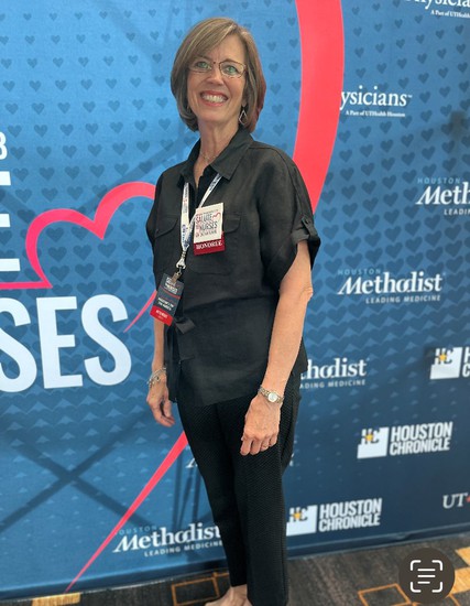 So proud of our school nurse, Melanie Vest, who was honored yesterday at the Houston Chronicle's "Salute to Nurses" event yesterday at the Royal Senesta Hotel.  Ms. Vest is a wonderful nurse that has served our campus diligently since 2006.
