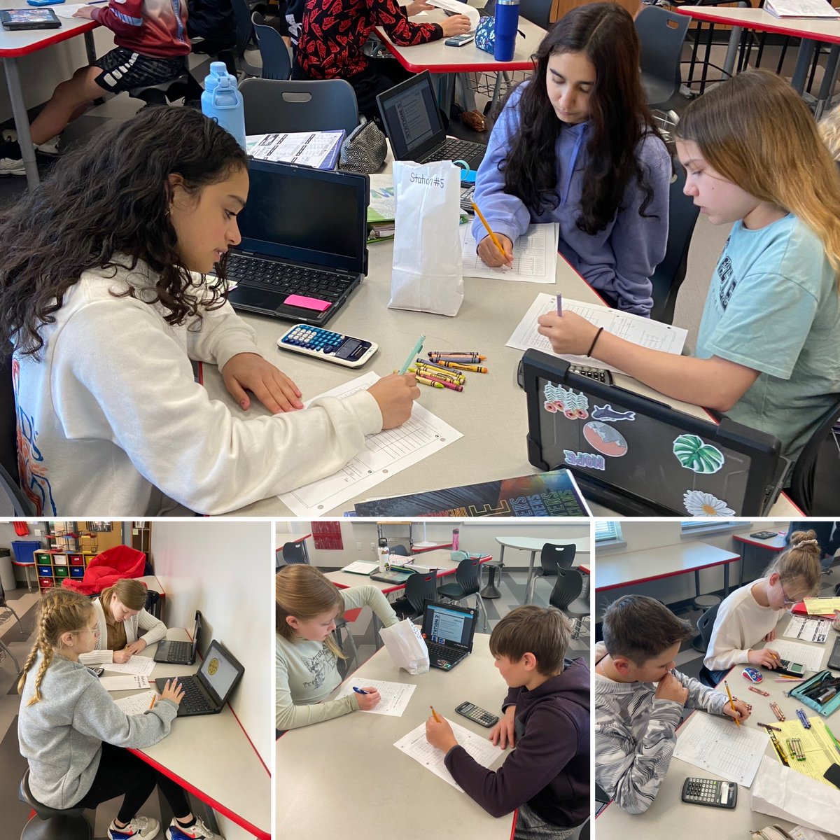 Experimental vs Theoretical Probability lab in Math 7 today today with Mrs. Klumb #mlmuskypride