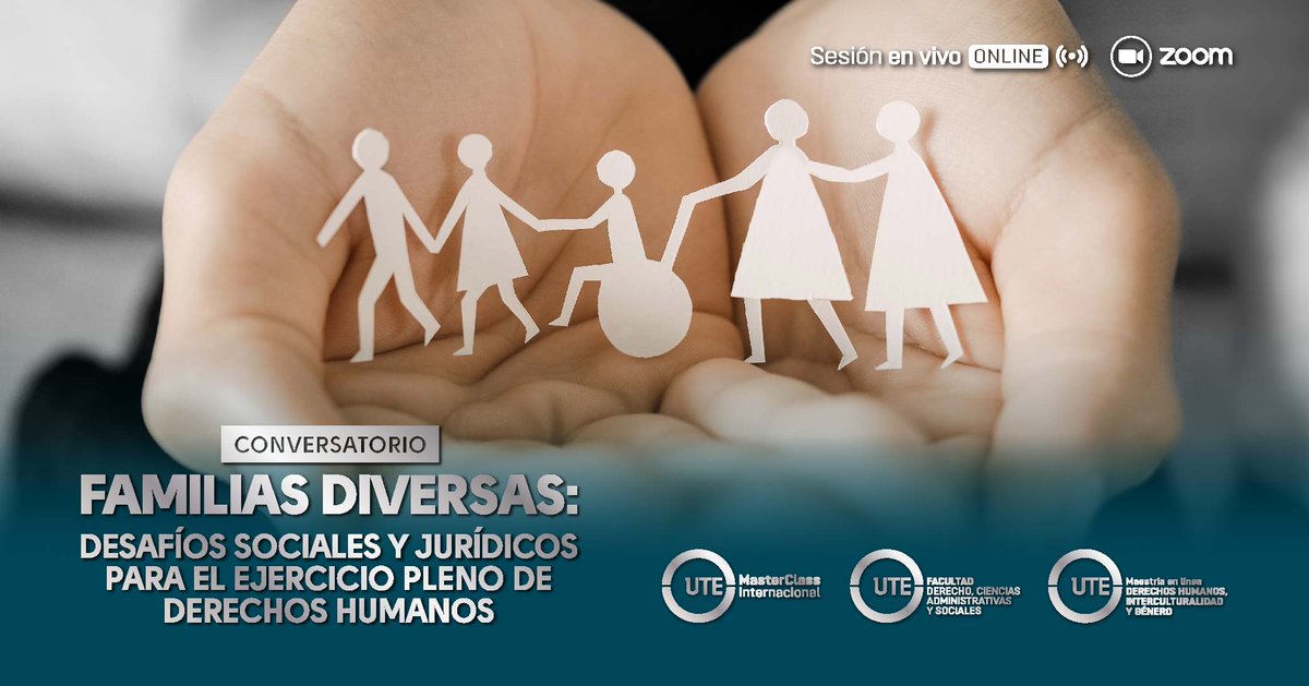 UTEoficial's tweet photo. Conéctate a esta impresionante MasterClass
Aprende sobre los desafíos sociales y jurídicos para el ejercicio pleno de Derechos Humanos.📷
Accede a la sesión en vivo a través de este link: https://t.co/uAfLagOb5b
📷 Te esperamos este 04 de mayo de 2023 a las 18h00.
#MasterClass https://t.co/jUwIOfb3C8