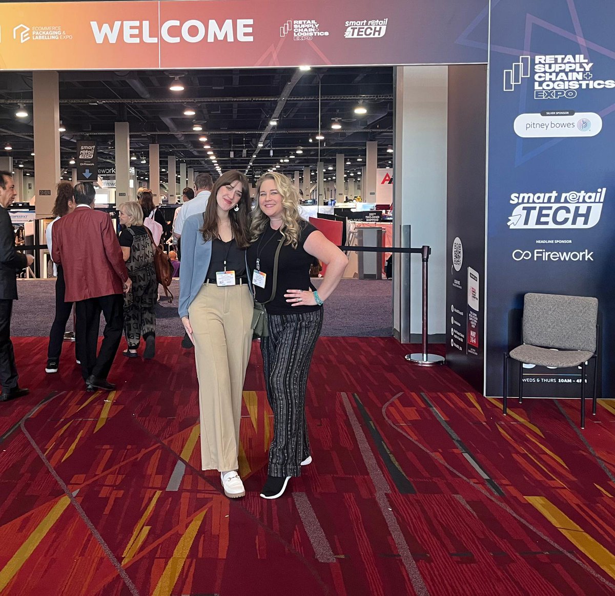 RETHINK_Retail's tweet photo. RETHINK Retail's Director of Editorial & Industry Relations, Gabriella Bock & Media Account Executive, Carrie June Moser have arrived to the @SmartRetail_US in Vegas! π²π±π»
Exciting event coverage & insights coming soon!
#RETHINKRetail #SmartRetailTechLV #retailevents https://t.co/KnbhSh0HbK