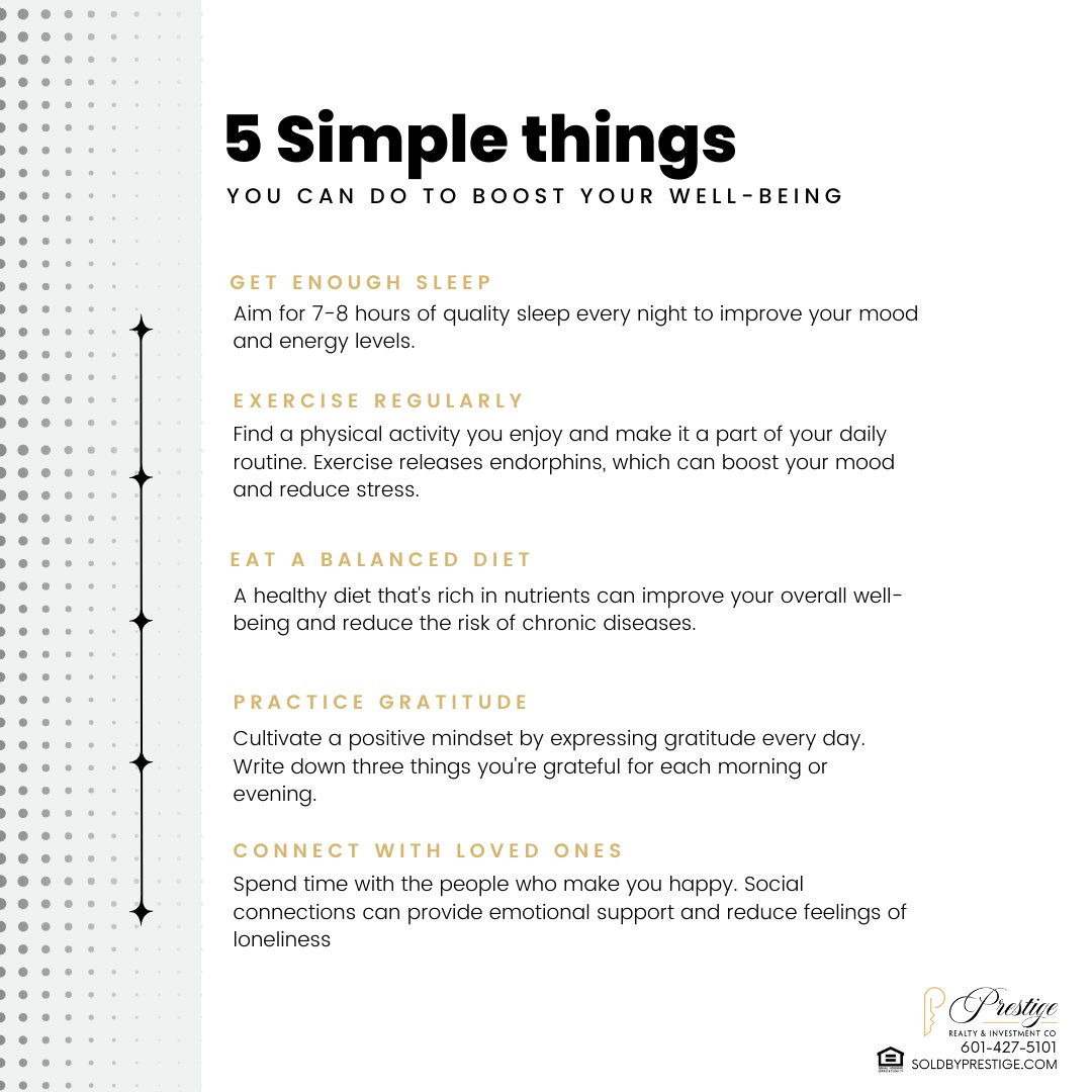 SoldByPrestige's tweet photo. Creating healthy habits in your home can lead to a happier life! Here are 5 simple things you can do to boost your well-being:
#healthyhome #wellnessathome #happylifestyle #mindfullhome #simplehabits #homelifebalance #positivevibes https://t.co/TUIwtBzOOe