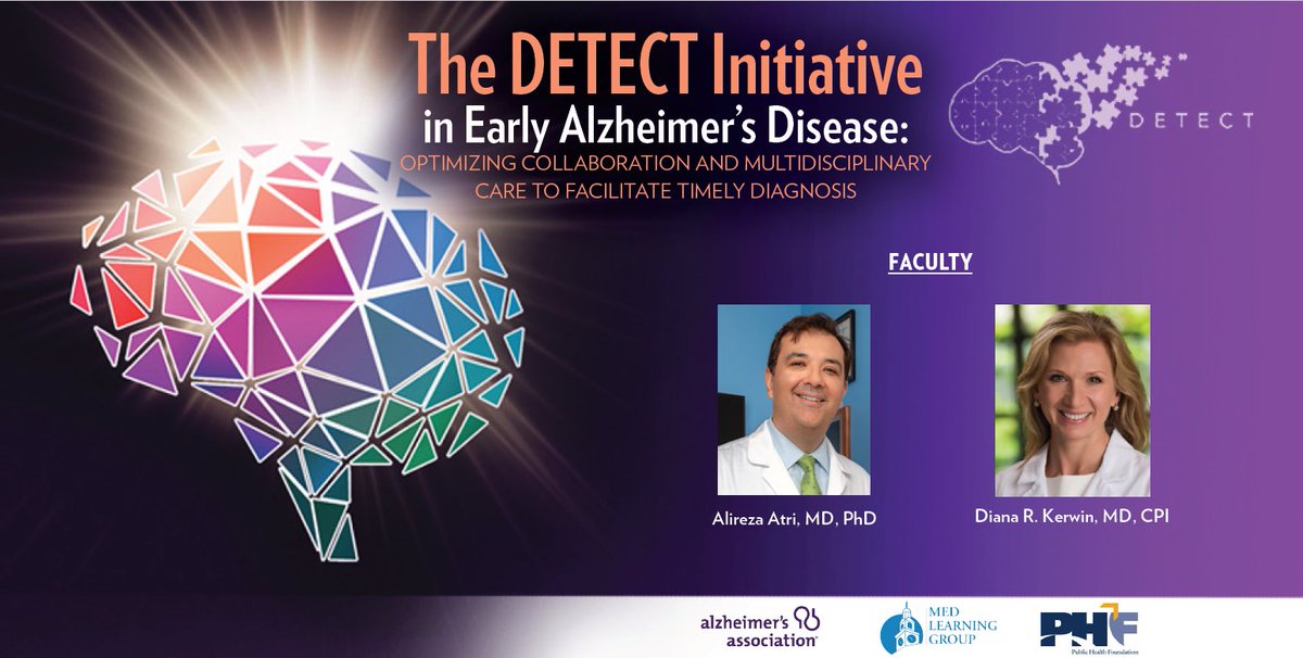 Join us for our Complimentary Dinner Meeting on AD with Dr. Atri and Dr. Kerwin @Alzdoc on 5/17 at 6:00 PM!

Register Now: ow.ly/Q6kF50NObfw 

MLG is proud to partner with the @alzdsw and @ThePHF on this Summit.

#phoenix #EndAlz #alzheimerdisease #CME #MedLearningGroup