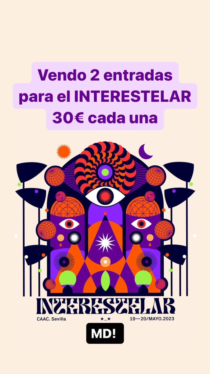 Lola_rf98's tweet photo. Holaaaa!!!! Vendo 2 abonos para el INTERESTELAR 2023. Los vendo al precio que me costaron, 30€ cada uno. Un RT me ayudaría mucho jiji https://t.co/OcMTM82uRs