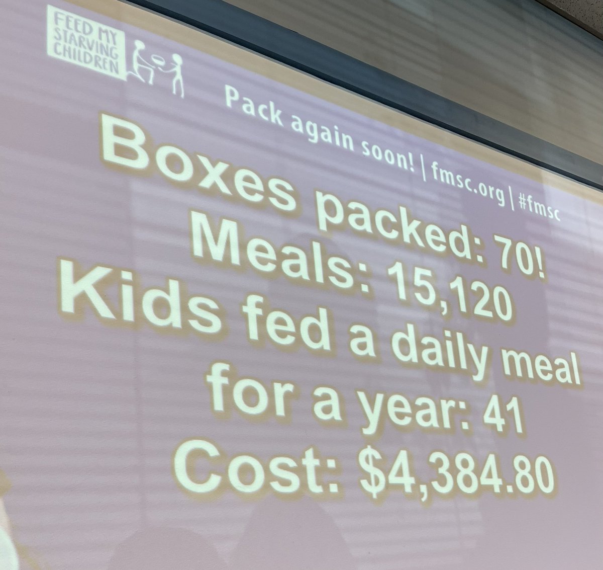 MW_SW_Psychs's tweet image. These awesome mustangs just helped pack 70 boxes for Feed My Starving Children #FMSC #MortonPride