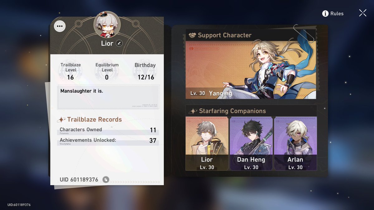 /coughs, hsr (NA)
I've also been distracted with my hsr account
