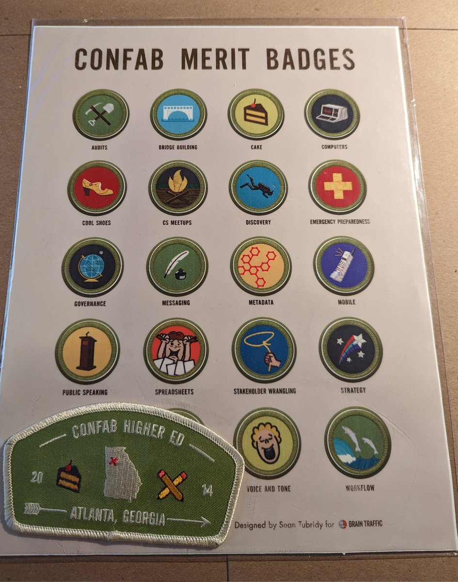 andrewsmyk's tweet photo. The Last @ConfabEvents ...
To say goodbye to a great gathering event, I present to you the #Confab Merit Badges https://t.co/88TkLmedBI