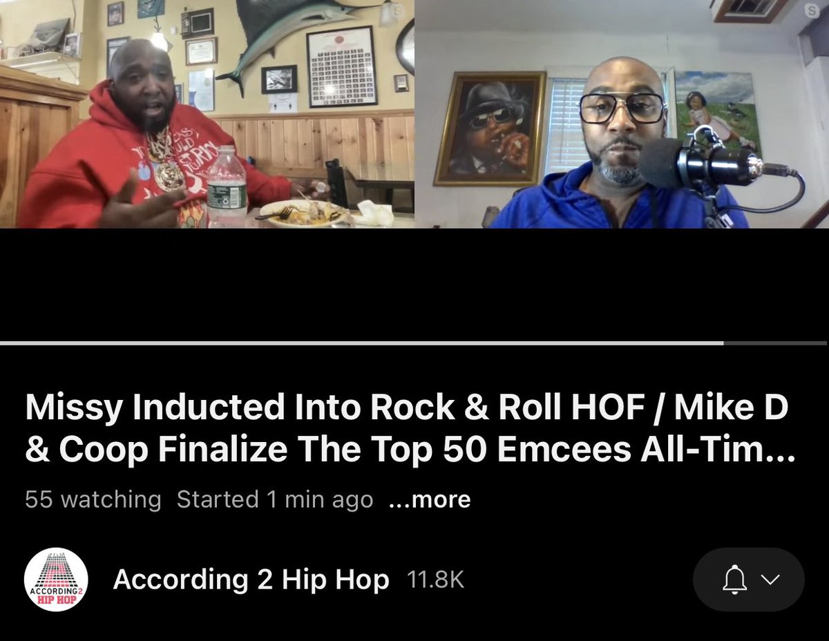 Dime_queen_'s tweet photo. I’m watching now 👀 👀 
Benny the butchers artist #fuegoBase interview - https://t.co/W0X7zhvRGU @A2HHTheGame https://t.co/MSxP16NL8Q