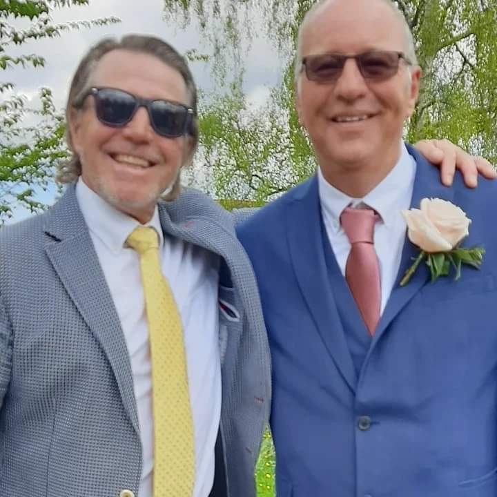 Vinny58's tweet photo. @clairemoore281 Me and The Big Dawg #georgiascotwedding #tring #lovinglife #fatherofthebride https://t.co/cdqif2K1C5