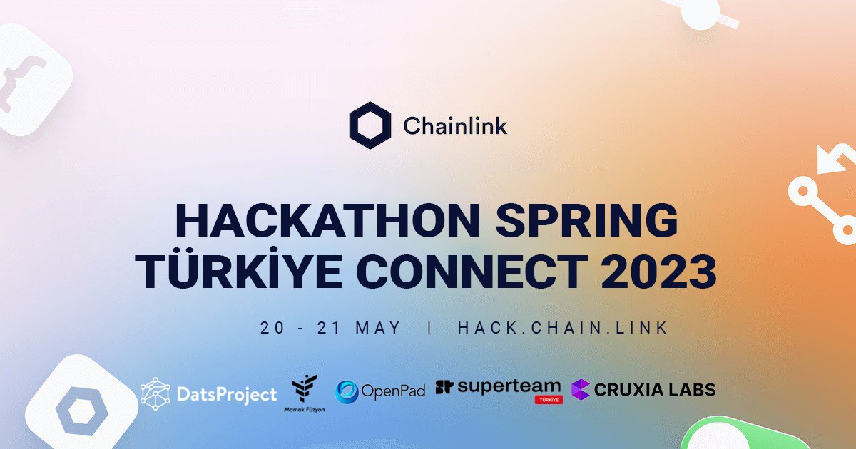 elifhilalumucu's tweet photo. 🎉Ready to team up &amp; innovate? Join our 30-hour #ChainlinkTurkeyHackathonConnect! Collaborate, and create amazing projects together💥🔧

30 saat mentörlerle takımlar kurma, öğrenme ve proje geliştirmeye var mısınız? 20/21 Mayıs Ankara'dayız. Başvuru👉🛠️😎

https://t.co/pFZ8sAxQmL https://t.co/BRrfVXOO6S
