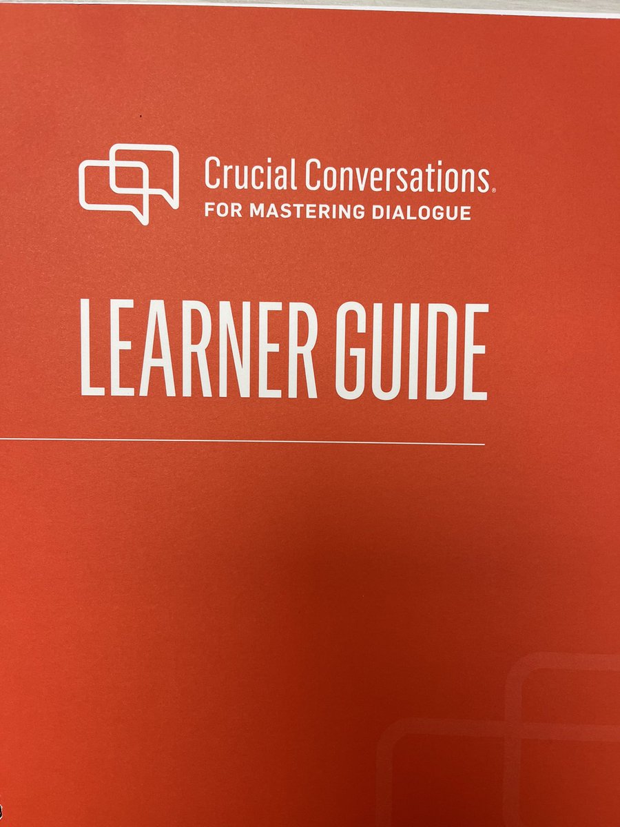 Great conversations in Crucial Conversations workshop with <a href="/KaneCountyROE/">Kane County ROE</a>