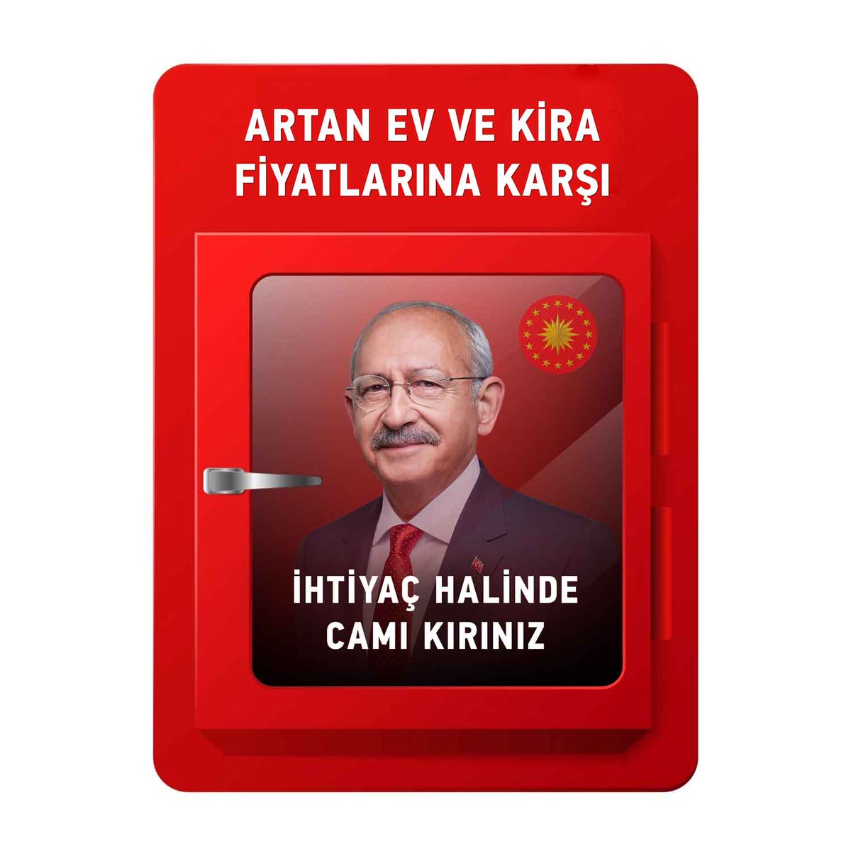 Artan ev ve kira fiyatlarına karşı, 14 Mayıs'ta camı kırınız.

#CumhurbaşkanıKılıçdaroğlu