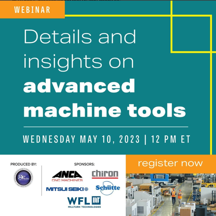 We’re very honored to be a panelists for the “Details and Insights on Advanced Machine Tools” roundtable presented by <a href="/AMDMag/">AMD Magazine</a>. Register now to join us May 10th at noon! bit.ly/3AwRArA