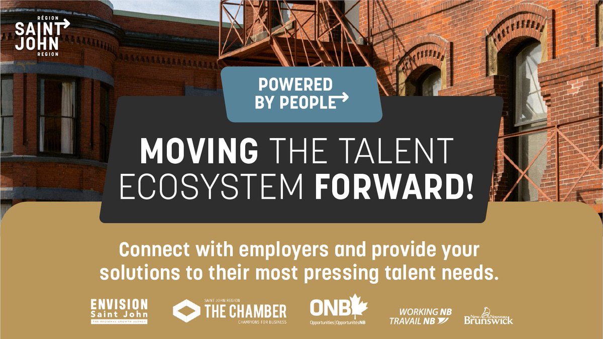 Does your organization offer tools and resources to streamline processes and provide HR solutions? On May 24th the Powered By People Workforce Marketplace is the perfect place to connect with businesses in the Saint John Region. 🤝
Register now! bit.ly/41OhC5N