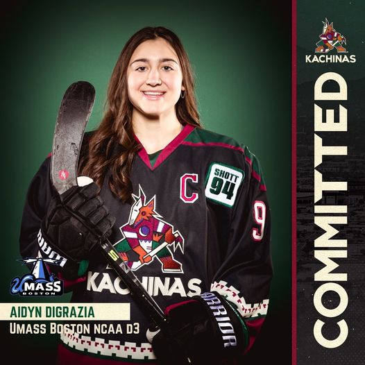 nghlhockey's tweet photo. Congratulations to NGHL member @arizonakachinas on their 2023 player commitments!!
#nghlhockey #hockeycommitment #girlshockey #womenshockey #nghlcommitment #growthegame https://t.co/TZLlOOKu5q