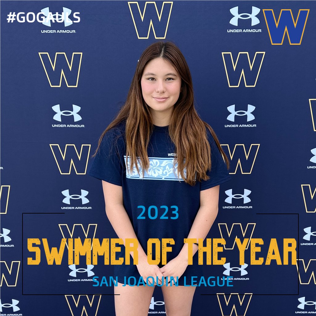 Special shout-out to Maya Chin for winning the Swimmer of the Year award for the San Joaquin girls. Great work, Maya! #gogauls