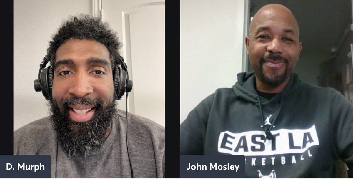 ItsDMurph's tweet photo. When you can tell Coach @johnmosleyjr himself, you binged watch the @LastChanceU series on @netflix & how it impacted your decision for a career change! “Won’t He Do It”! Episode on WhyNotSports coming soon 🙏🏾!#itsdmurph #whynotsports #lastchanceU #netflixseries #humbled #faith https://t.co/rAY8GGDGKs