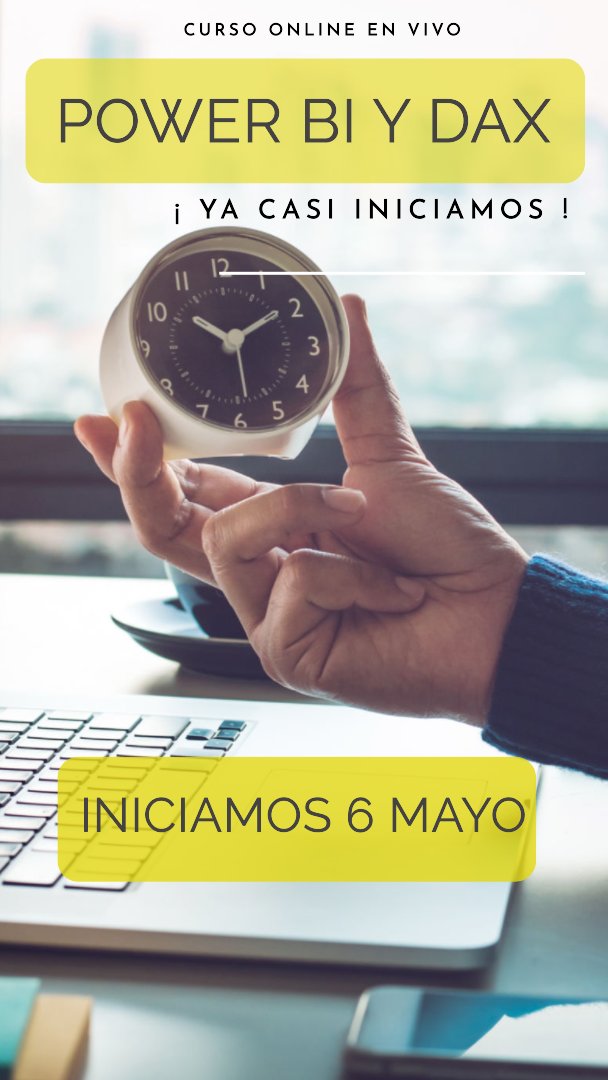 capacitacionALT's tweet photo. No dejes que los datos te abrumen. Con nuestro curso de Power BI, podrás manejarlos fácilmente y tomar decisiones acertadas.
¡ Ya casi Iniciamos, Aún te Puedes Inscribir ! https://t.co/s3EO7hFVo8