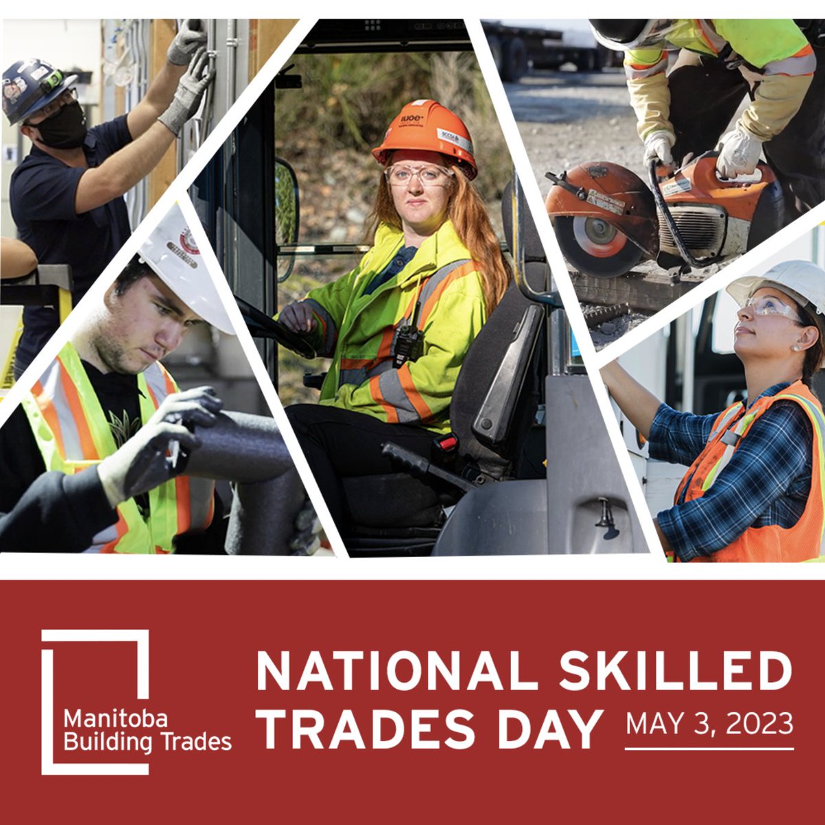 MBTrades's tweet image. It's National #SkilledTradesDay! Trades workers are the backbone of our economy. Let's recognize the hard-working people who build, fix, and maintain infrastructure in our province. Connect with a skilled trades union in Manitoba today and #ComeBuildWithUs bit.ly/3LQ5dbM