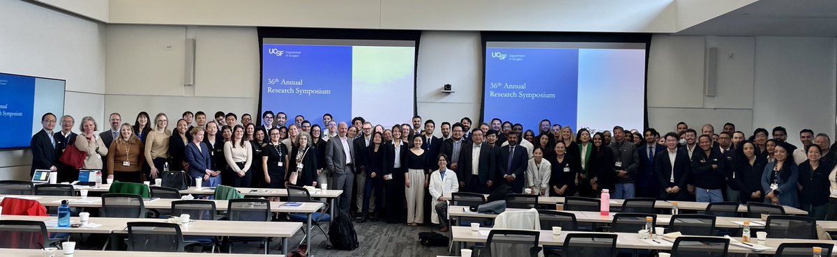 What an outstanding group of presenters and leaders in science! Our 36th annual Resident Research Day - one of our favorite days of the year @UCSFSurgery - is off to a phenomenal start!