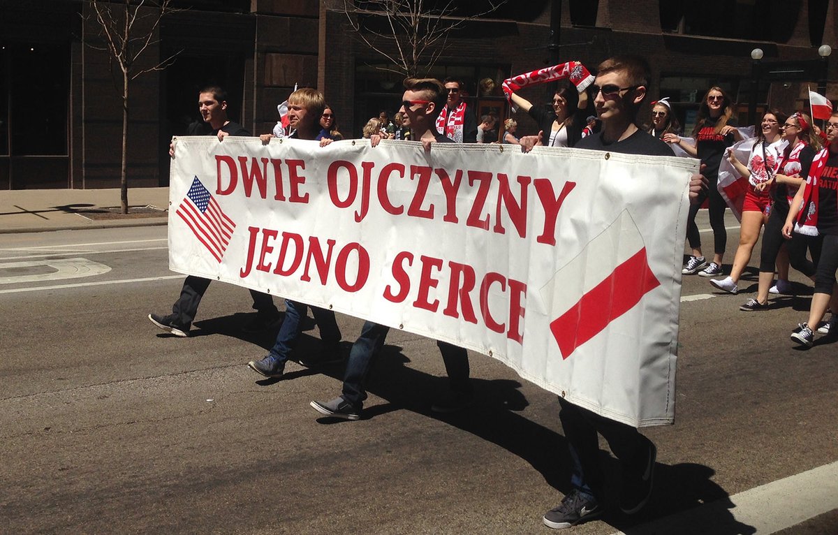 ChicagoMuseum's tweet photo. It’s #PolishConstitutionDay, marking May 3, 1791, when the Polish-Lithuanian Commonwealth adopted the 1st written European constitution. Polish Chicagoans have celebrated the day with a parade since the 19th c. Learn more in #BackHomeCHM, opening 5/20. https://t.co/MYhfku8JGr https://t.co/yYxAgfNhXu