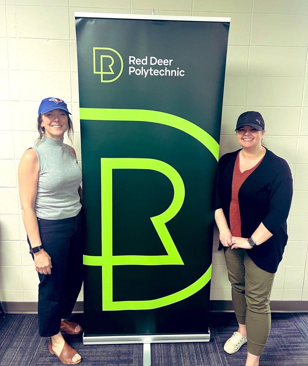 The <a href="/RedDeerPolytech/">Red Deer Polytechnic</a> Marketing &amp; Communications team has their Hats On! For Mental Health Day. 🎩🎓🧢