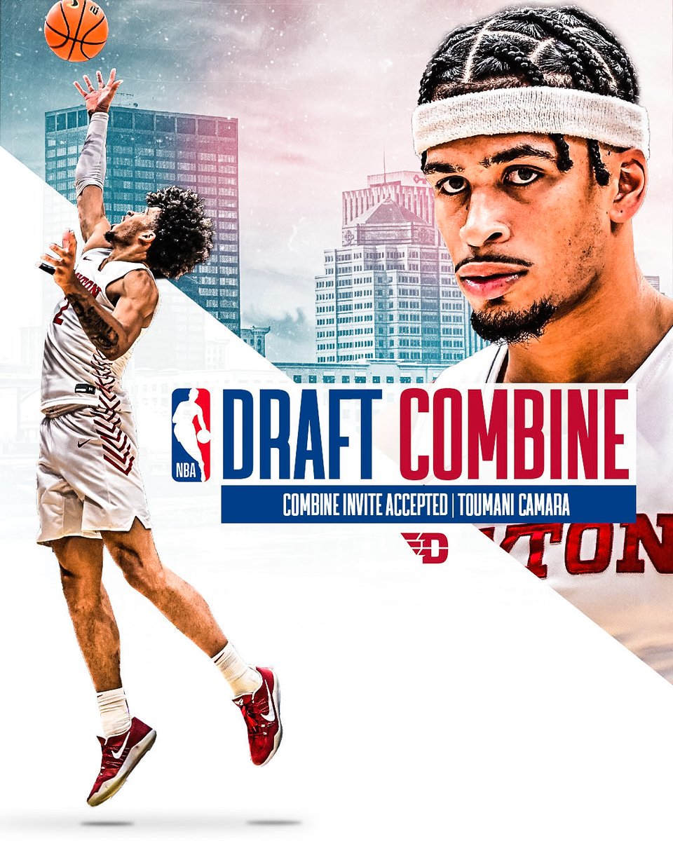 Congratulations to our guy @toomany_buckets on his NBA Draft Combine Invite! ✈️🇧🇪 #BuiltAtDayton 🏀