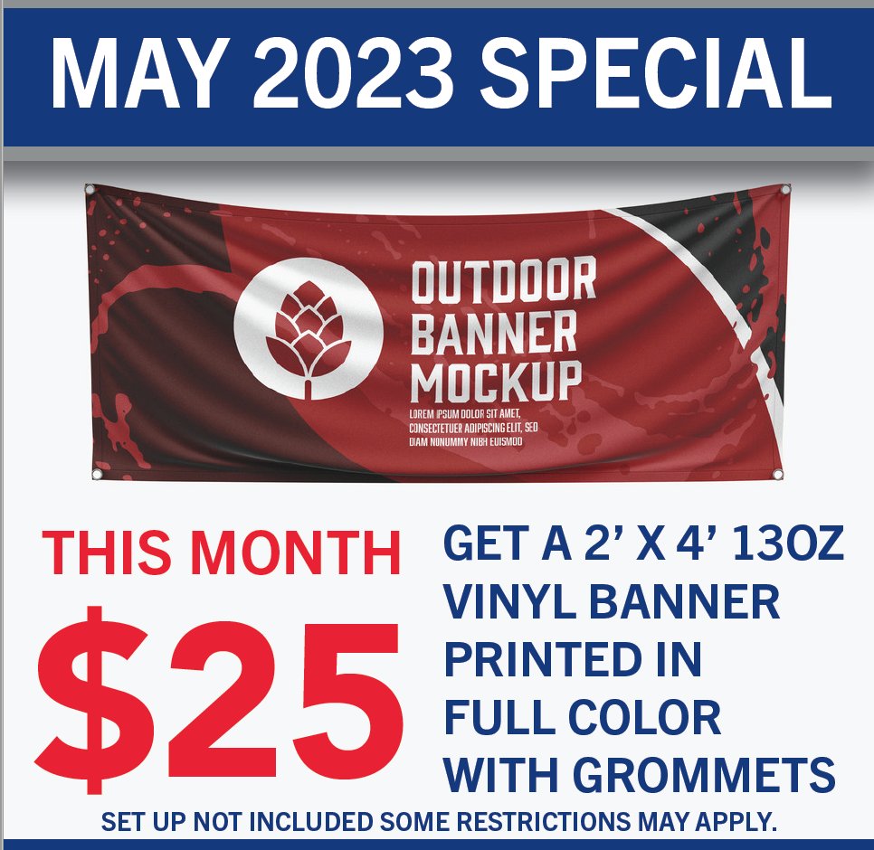 Super Affordable and Superb Quality! 
Check out the full details: ow.ly/65aS50OeWtP

#USAQP #USAQuickprint #MaySpecial #Banner #B2B #Affordable #Quality