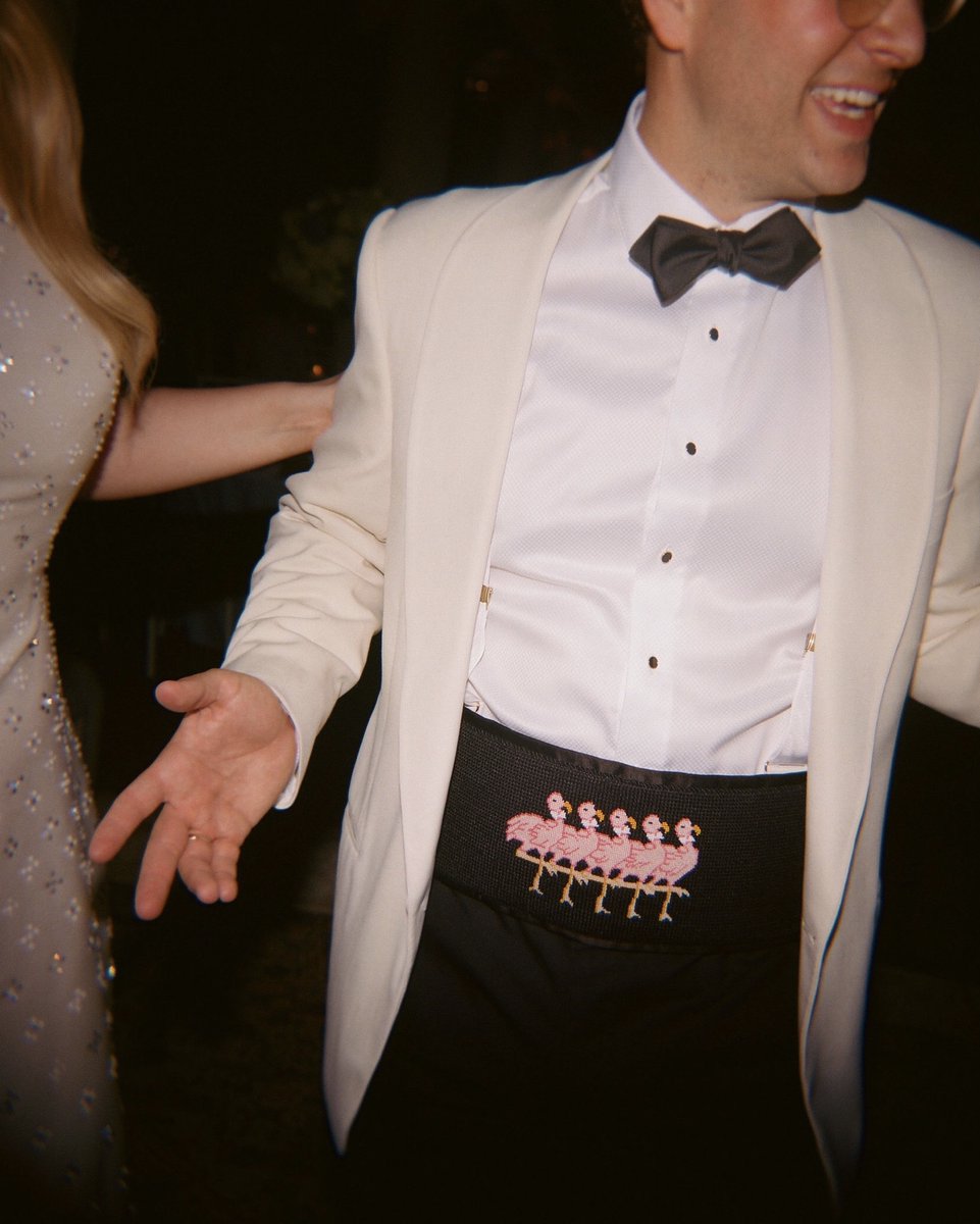 ADayInMayEvents's tweet image. When the groom tells his men he has 3 outfit changes for the wedding day 😎

It’s about damn time menswear gets the moment it deserves and we must say, Johnny’s fashion was on point not only on his wedding day but for the entire wedding weekend. However… no matter how dapper his