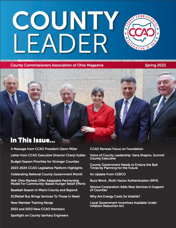 OHCounties's tweet photo. Read all about the latest happenings this season at CCAO and across Ohio's counties! The Spring 2023 Edition of our online magazine, County Leader is now published on our website: https://t.co/fOCBv8w3v4
#strongercountiesstrongerohio #emagazine #countyleader https://t.co/TwInDuXCDH