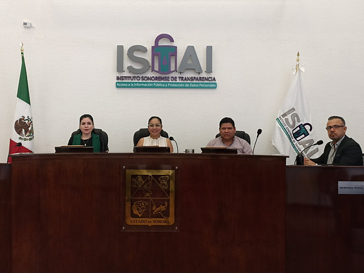 Sesión Pública del Pleno del <a href="/transparenteSon/">TransparenciaSonora</a>.

youtube.com/live/eHaEghshv…