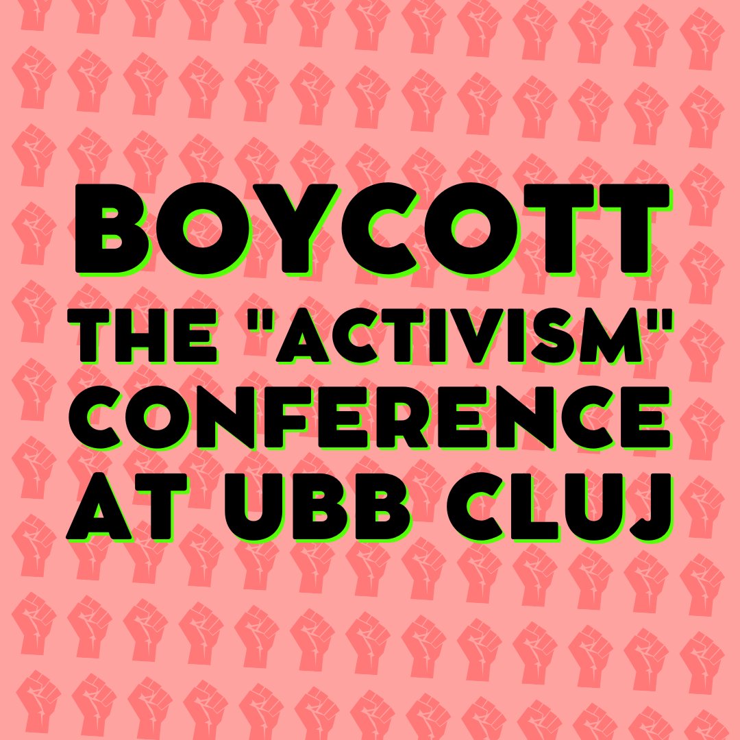 Inacceptable that a conference <a href="/UnivBabesBolyai/">Babeș-Bolyai University (UBB)</a> <a href="/FspacCluj/">FSPAC Cluj-Napoca</a>  about activism has an opening speech by mayor <a href="/EmilBoc/">Emil Boc</a> who has a major involvement in the housing injustices in #Cluj, as well as having links with various fascist figures.

Read more <a href="/LeftEast1/">LeftEast</a> : tinyurl.com/boycottUBB