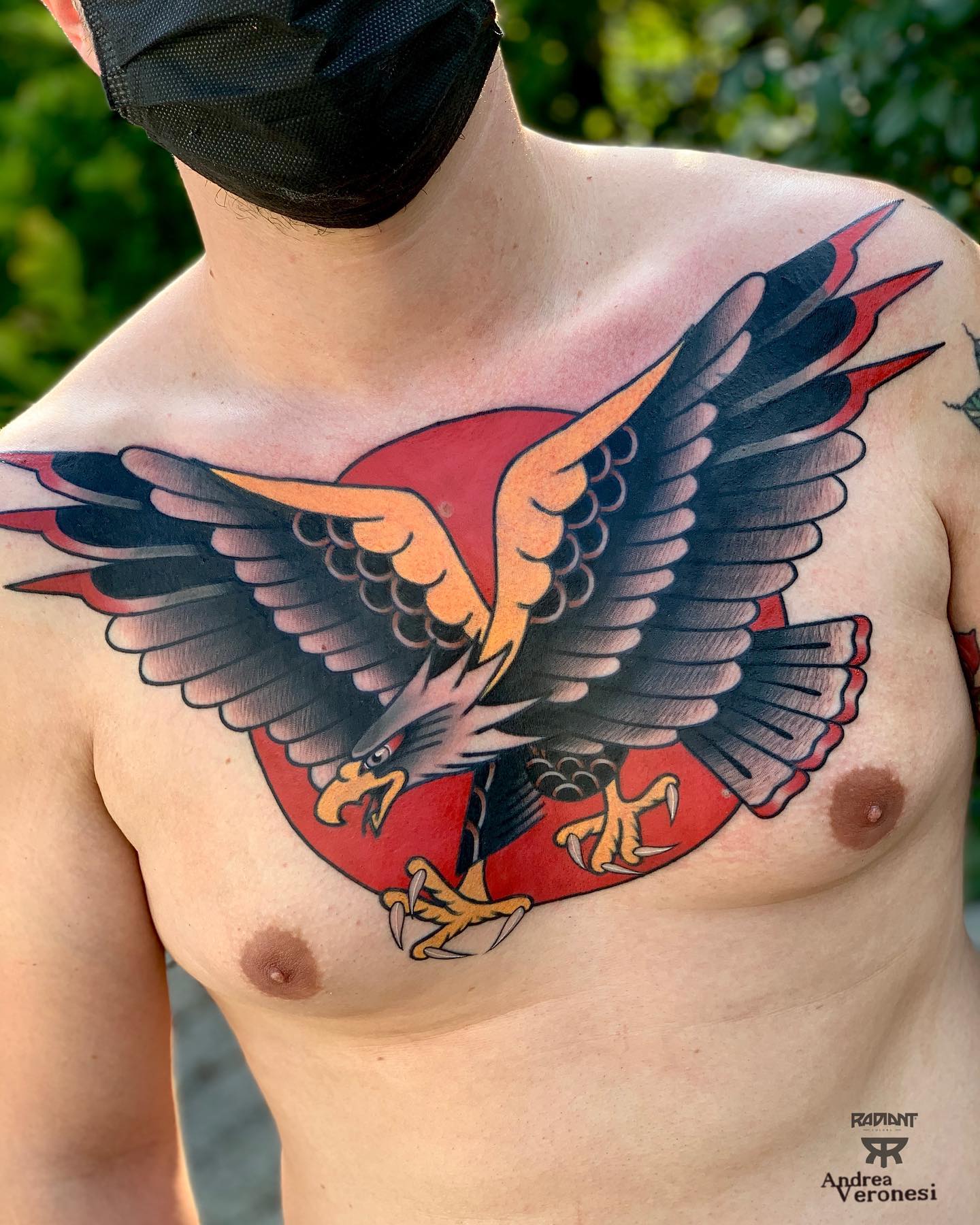 60 Traditional Chest Tattoo Designs For Men  Old School Ideas