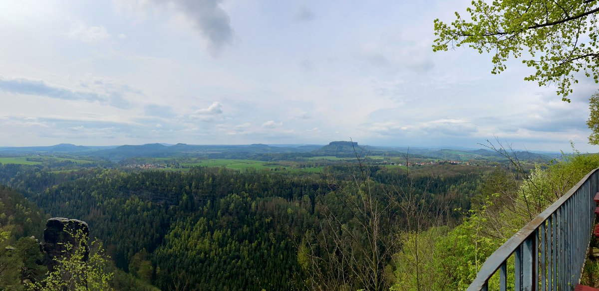 #malerweg day 3. Polenztal to Altendorf. The weather has held, the scenery remains amazing and the beer even better. Big day tomorrow walking wise, better be in bed by 830pm (again).