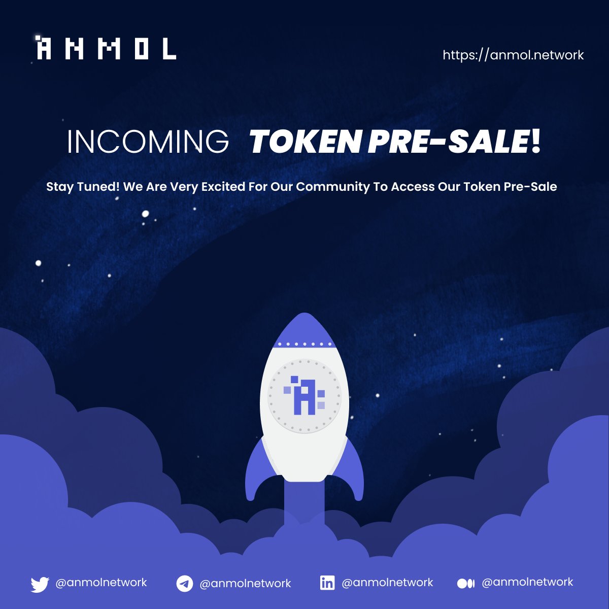 AnmolNetwork's tweet image. #tokensale coming in hot! We are opening our Token Pre-Sale Soon! We will have #Airdrops  and an $ANMOL #Tokengiveway !

Sign up for notifications!
bit.ly/3HCr5Vx
