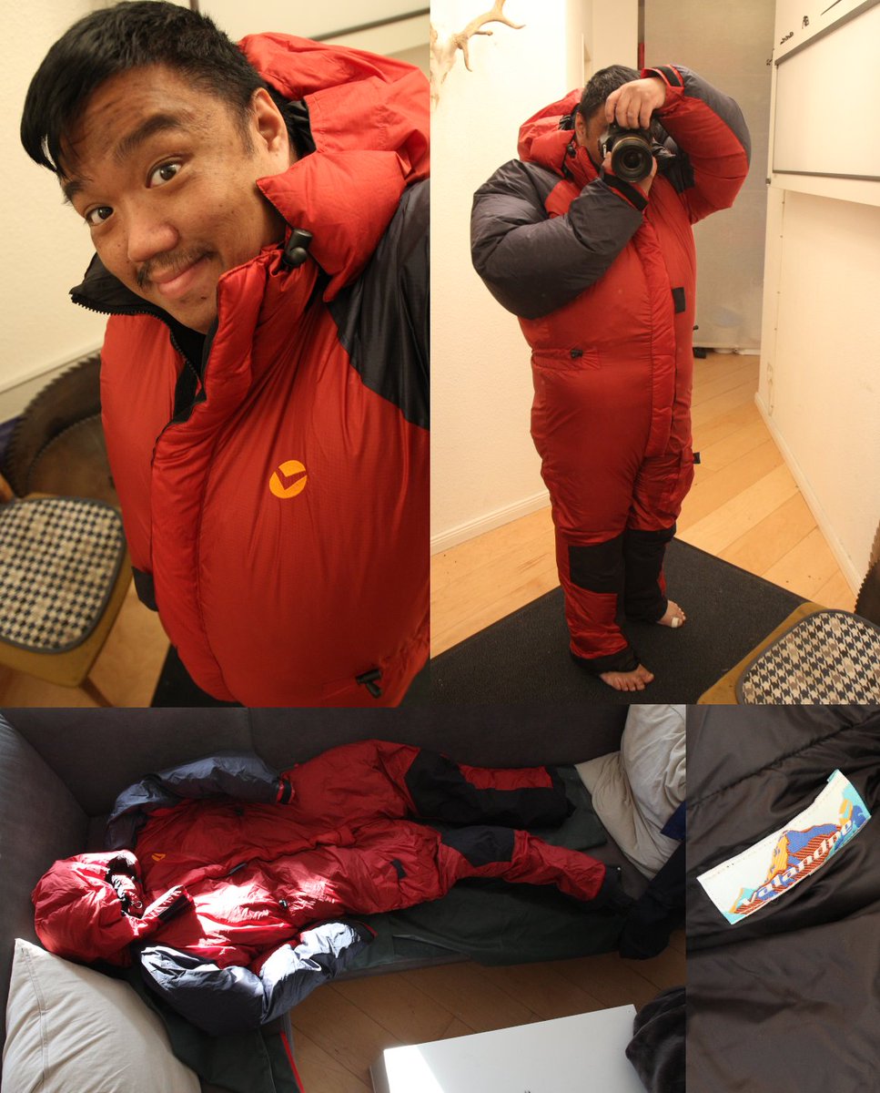 specialpaul's tweet photo. Today this amazing down suit by @ValandreProduct cmoe to me - a really nice suit. Thanks to @AMICALalpin
#specialpaul
#downsuit
#downoverall
#ValandreCombi
#Daunenanzug
#AMICALpin
#Expedition https://t.co/1wKIDZR3rK