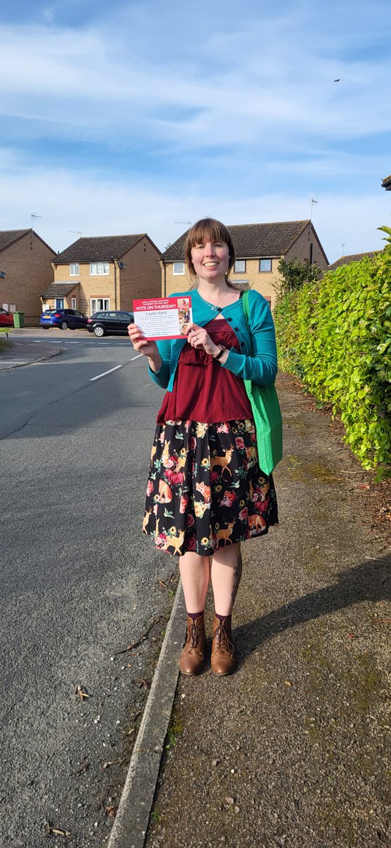 HazelMcCam's tweet photo. Tomorrow is the big day! You may get more than 1 vote, so read the ballot paper carefully and make use of your votes! I've been out posting final reminders this evening... don't forget your voter ID! https://t.co/rE3aW8wzrg