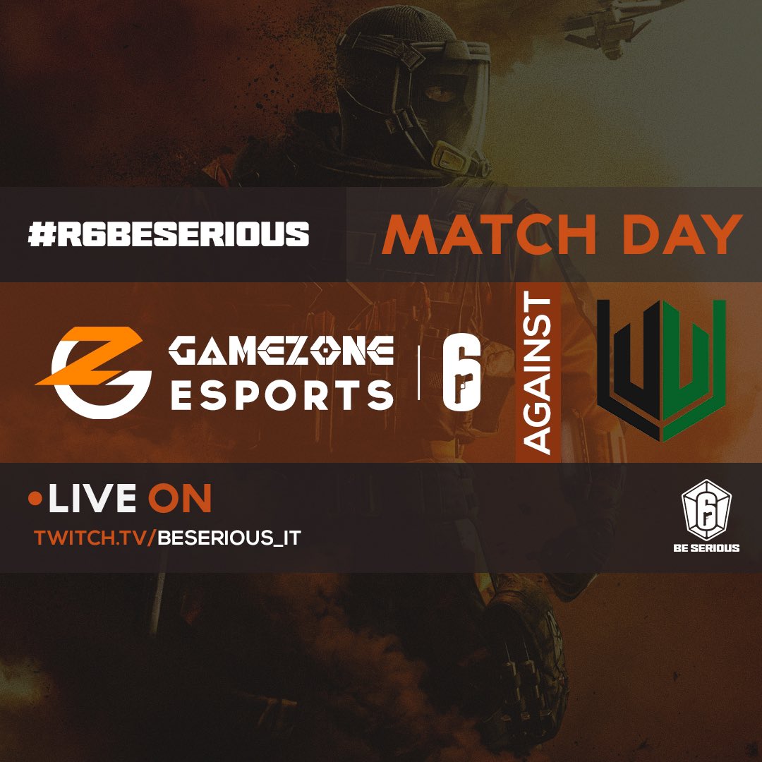 GameZoneASD's tweet image. #R6BeSerious MATCHDAY 🏆

CI SIAMO! Al via con la seconda parte del campionato 🔥

🆚 @UwUnderworld 
🕗 21.00
🔴 LIVE NOW
twitch.tv/beserious_it

#GoGZ🧡🖤
@BeSeriousR6 @Rainbow6IT