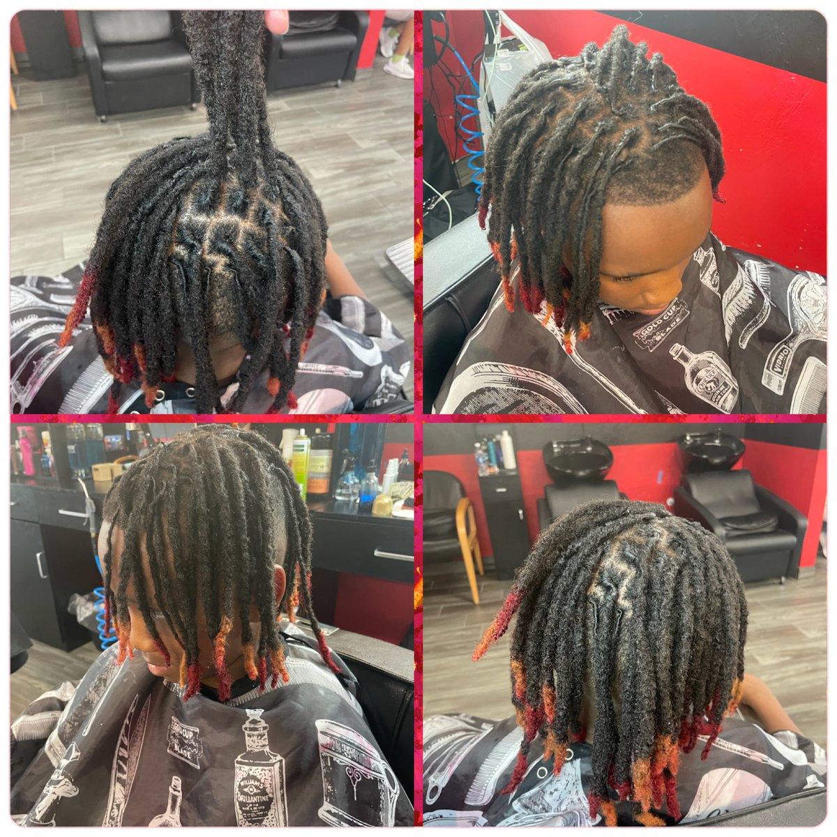 Rickyme03's tweet photo. Hooked my nephew up with some color and retwist!! He said Auntie can you color my loc’s I got you, he was definitely feeling himself #hairbyricky #color #locs #locretwist #locjourney https://t.co/esL7rnCZNs