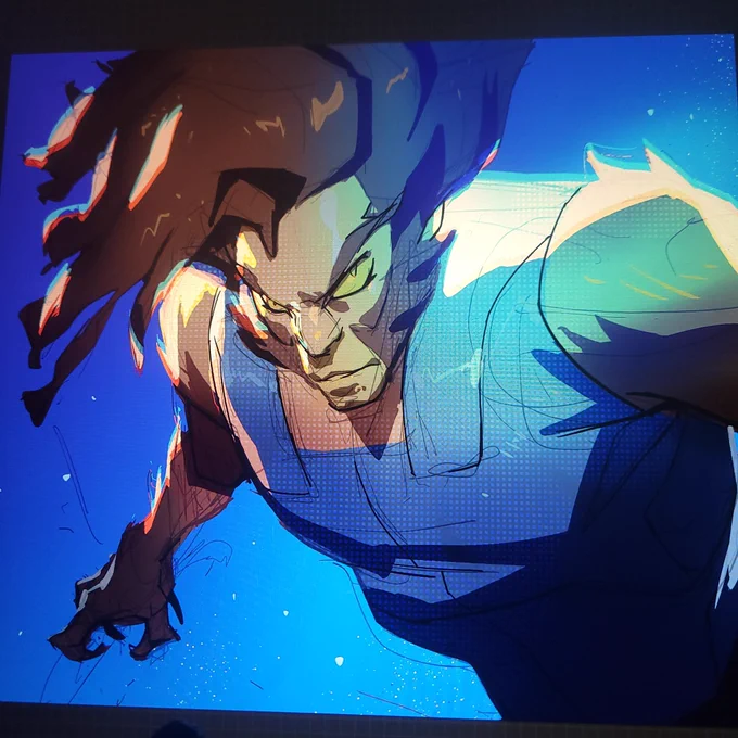 Took a pic of Lion-o colored sketch. Random as always I am.  - #Thundercats #animation #rankinbass #1980sanimation #sketch