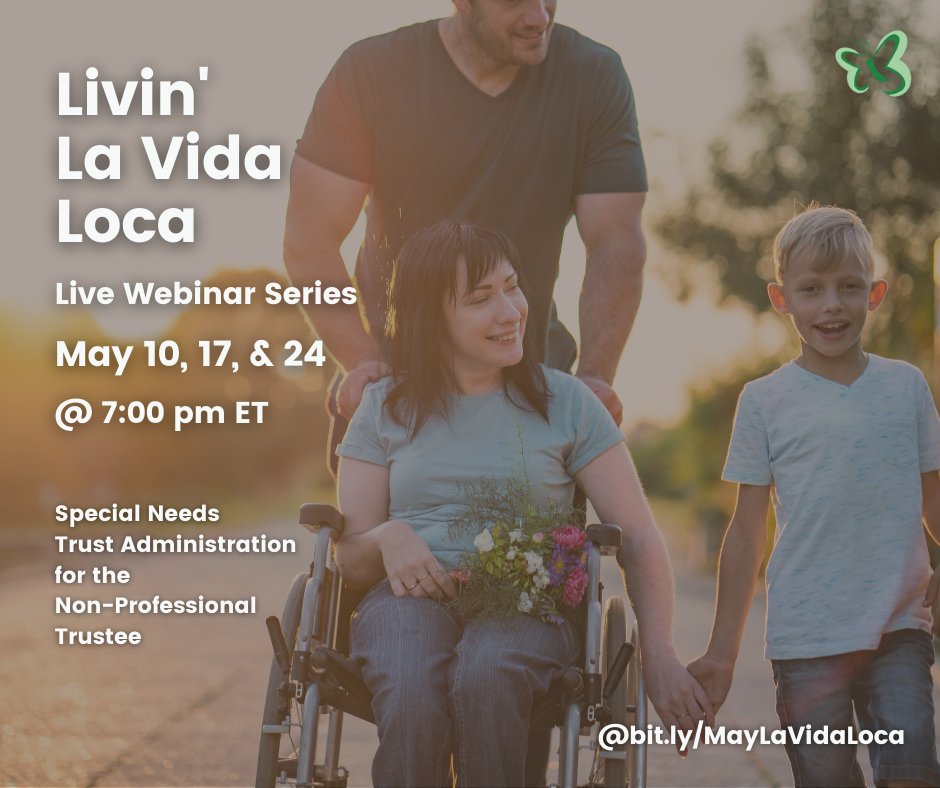 AnnetteHines15's tweet photo. New trustee? Or choosing a trustee for your special needs trust? Join me on 3 dates in May for a live webinar series: https://t.co/XL3TgMdE3j https://t.co/U5uvUMk0yQ