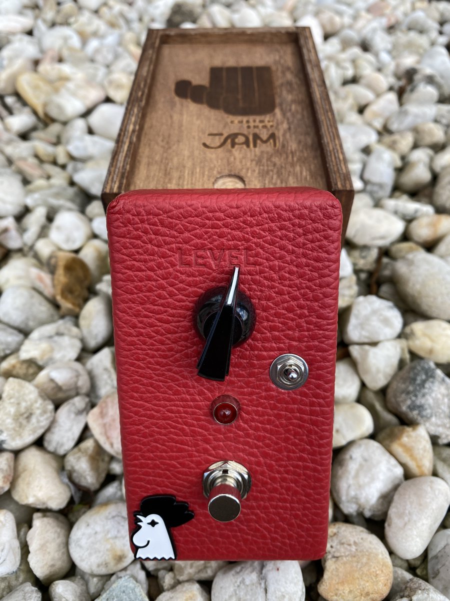 Little Red Rooster... JAM Pedals Rooster Ltd Edition Treble Booster Pedal. Call 919-682-5552 for details @jampedals #music #guitar #electricguitar #pedals #NowPlaying