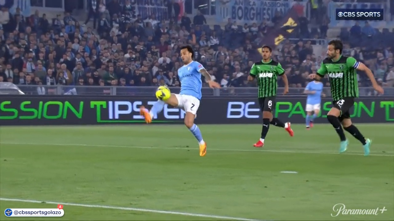 This one counts! 

Felipe Anderson gets behind the defense and Lazio have a huge goal. 🔵 🦅”