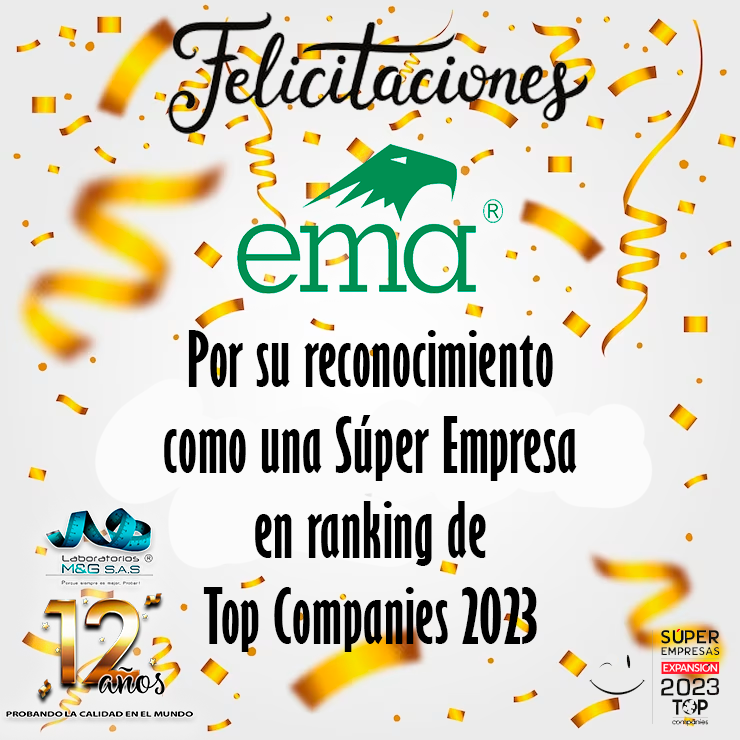 GLaboratorios's tweet photo. Felicitamos a la Entidad Mexicana de Acreditación,
@ema_ac  por ser considerada una Super Empresa en el ranking de la Revista Expansión 2023. https://t.co/wSCYePxRlc