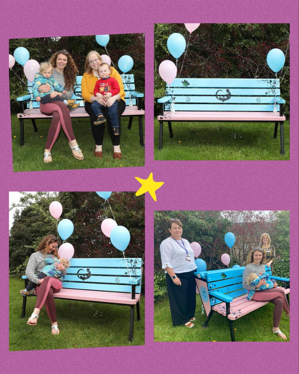 We unveiled the first bench yesterday in Louth County Hospital in Dundalk. A special thanks to all the parents, babies &amp; staff that joined us. These benches are for dads as well as mums, to both feed and change their babies. Skilfully crafted by our Men’s Shed friends #community