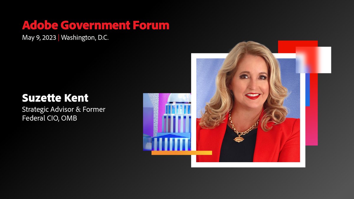 FedScoop - @fedscoop.bsky.social (@fedscoop) on Twitter photo Get ready for the #AdobeGovForum on May 9th at the <a href="/kencen/">The Kennedy Center</a> Washington, D.C., where experience-driven government takes center stage! Don't miss featured speaker <a href="/SuzetteKKent/">Suzette Kent</a>, former Federal CIO, as she shares valuable insights.
Register today: adobegovernmentforum.upgather.com Get ready for the #AdobeGovForum on May 9th at the <a href="/kencen/">The Kennedy Center</a> Washington, D.C., where experience-driven government takes center stage! Don't miss featured speaker <a href="/SuzetteKKent/">Suzette Kent</a>, former Federal CIO, as she shares valuable insights.
Register today: adobegovernmentforum.upgather.com
