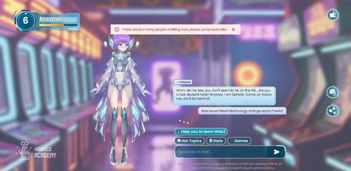 👩‍🎓 Just got access to #HookedAcademySensei, and it's incredible! I'm ready to explore the world of web3, meet my AI sensei, and be part of this revolutionary educational product. Join me now! 🧠