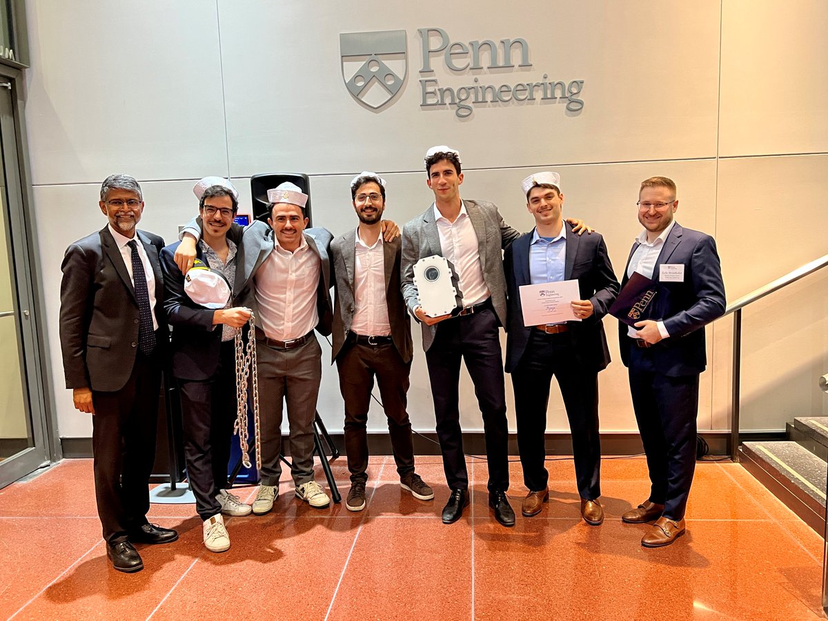 PennEngineers's tweet photo. 🏆Congrats to the winning teams of the School's Senior Design Competition!

Technology &amp; Innovation Award --> BAMBI
Judges’ Choice Award -- > StablEyes
Social Impact Award --> Eco2ncrete
Leadership Award --> PopEye

Learn more about teams and projects 🔗: https://t.co/FD6U8sJnuh https://t.co/P6l7SQ1JNe