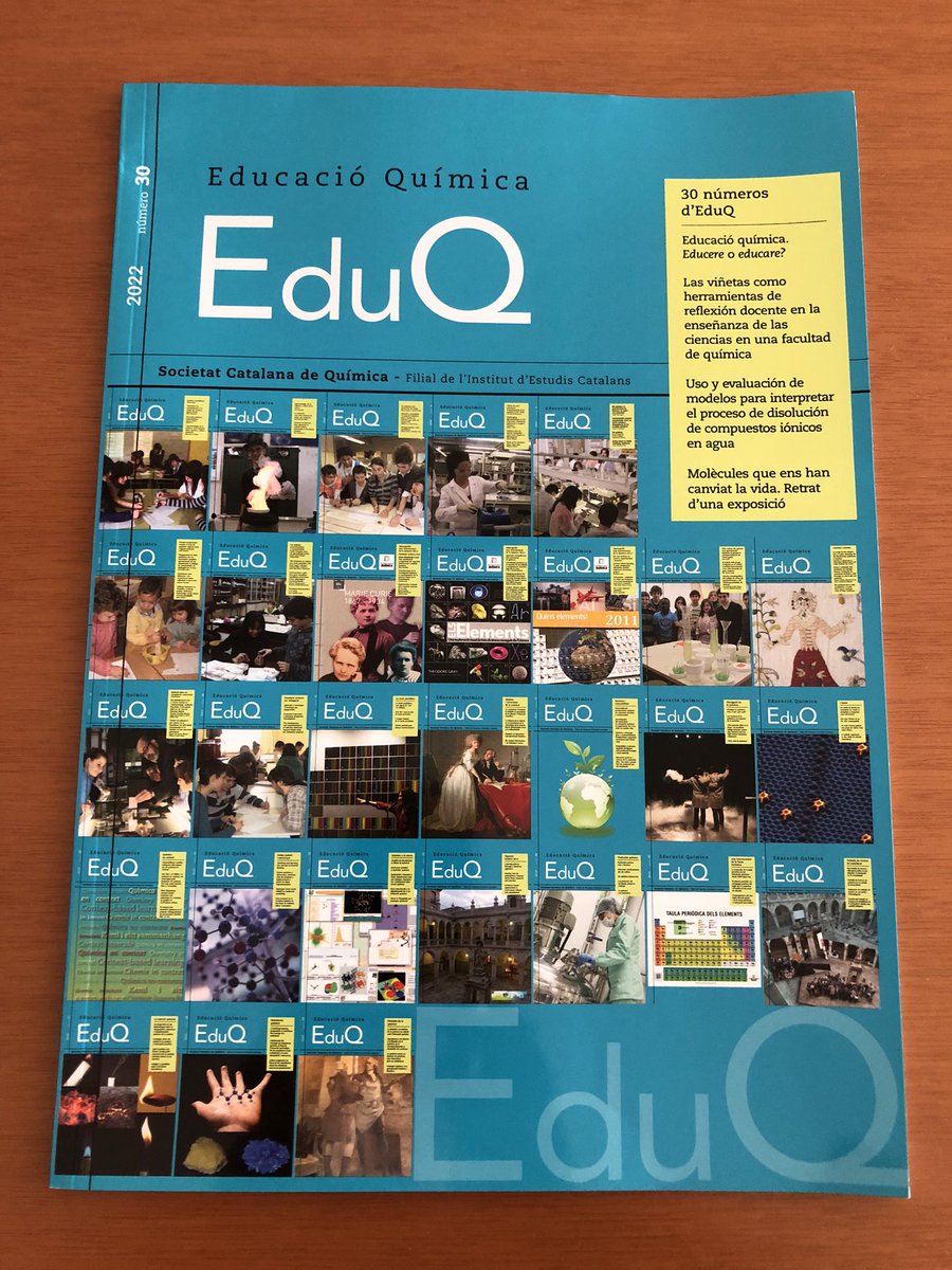 Ja està disponible la Revista de la Societat Catalana de #Química (filial de l'<a href="/iec/">IEC</a>) Educació Química (EduQ) núm. 30 (2022).

Es pot consultar visitant la Hemeroteca Científica Catalana: tuit.cat/8qf86

o el Portal de Publicacions de l’IEC: tuit.cat/CGdhb

👇