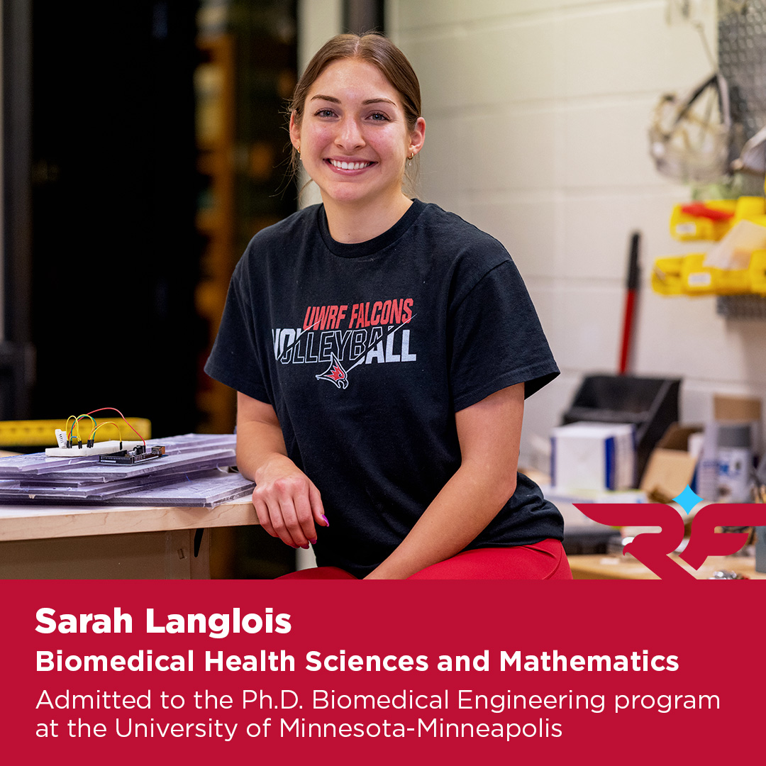 Hired Before Graduation 2023 - Sarah Langlois

#FFT 

🗞️ uwrf.edu/admissions/sar…